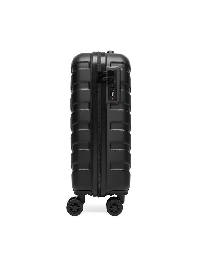 Gino Rossi Βαλίτσα Καμπίνας Gino Rossi GIN-S-001-05-BLACK Μαύρο