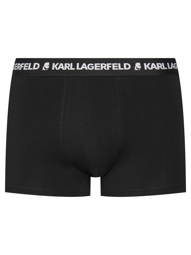 KARL LAGERFELD KARL LAGERFELD Komplektas: 3 poros trumpikių A1M47021 Juoda