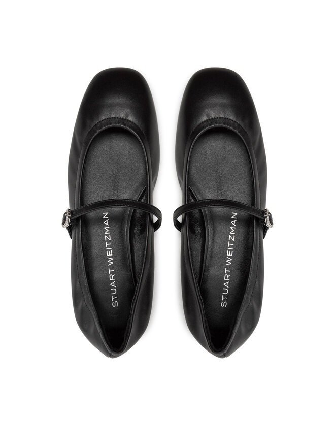 Stuart Weitzman Балетки Stuart Weitzman Claris Ballet Flat SI573 Чорний