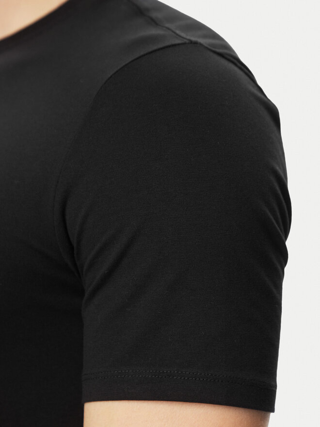 Guess Guess T-Shirt M4YI38 J1314 Schwarz Slim Fit