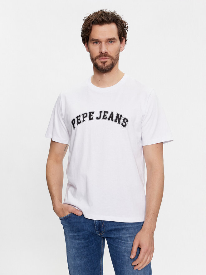 Pepe Jeans Pepe Jeans Camiseta Clement PM509220 Blanco Regular Fit