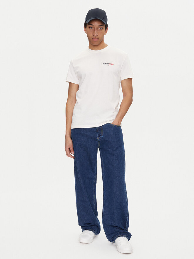 Tommy Jeans Tommy Jeans T-Shirt Dna Graphic DM0DM20815 Weiß Regular Fit