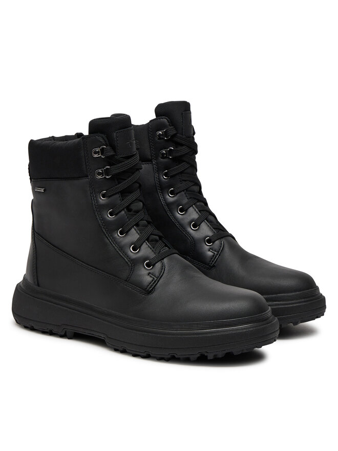 Geox Turistická obuv Geox D46XMB 08511 C9999 Černá