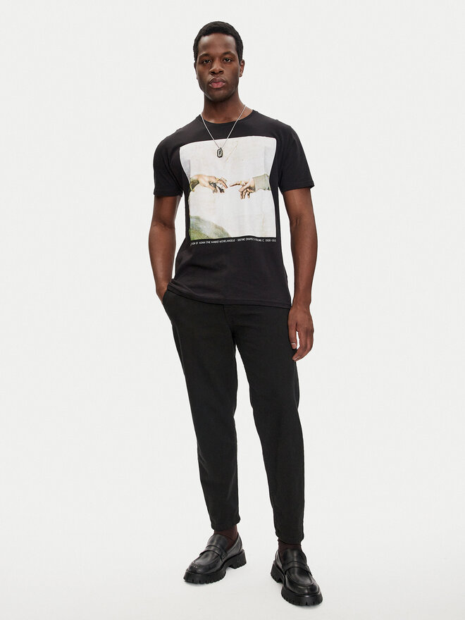 Brave Soul Brave Soul T-Shirt MTS-149CHAPEL Μαύρο Regular Fit