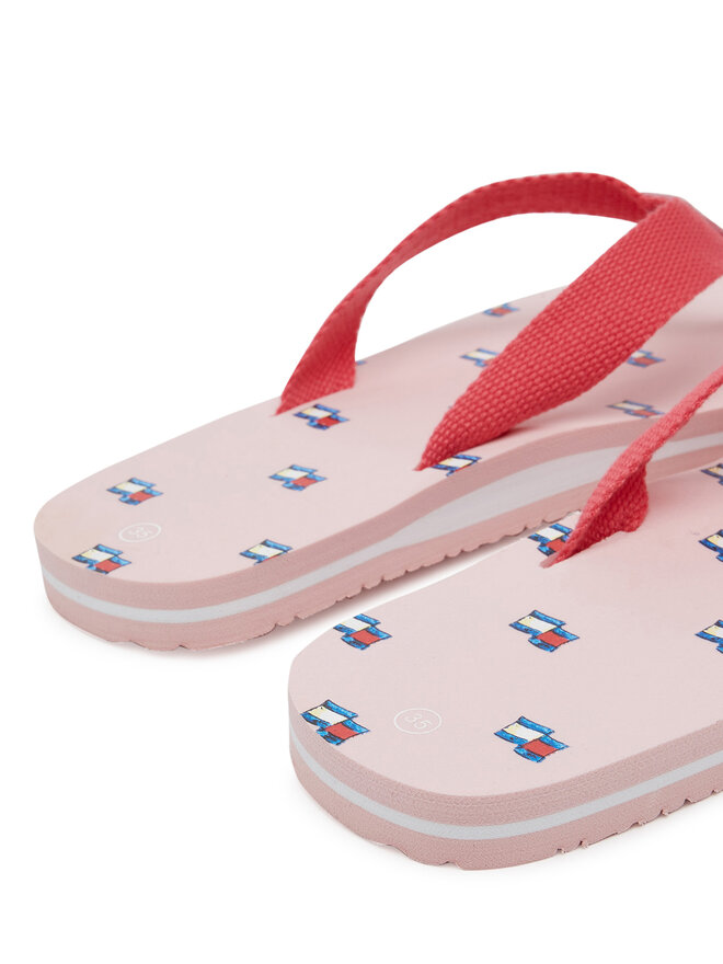 Tommy Hilfiger Zehentrenner Tommy Hilfiger T3A8-33807-0058X S Rosa