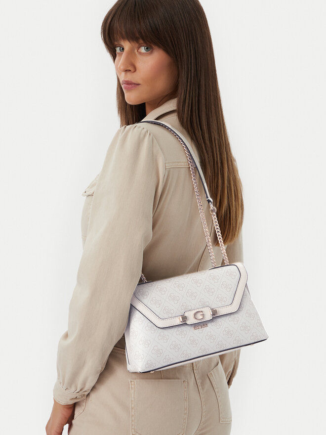 Guess Handtasche Guess Lindsey HWSG97 49210 Creme