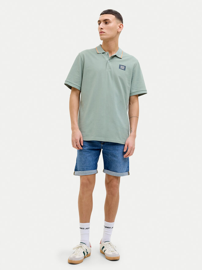 Jack&Jones Jack&Jones Pólóing Hudson 12269238 Zöld Regular Fit
