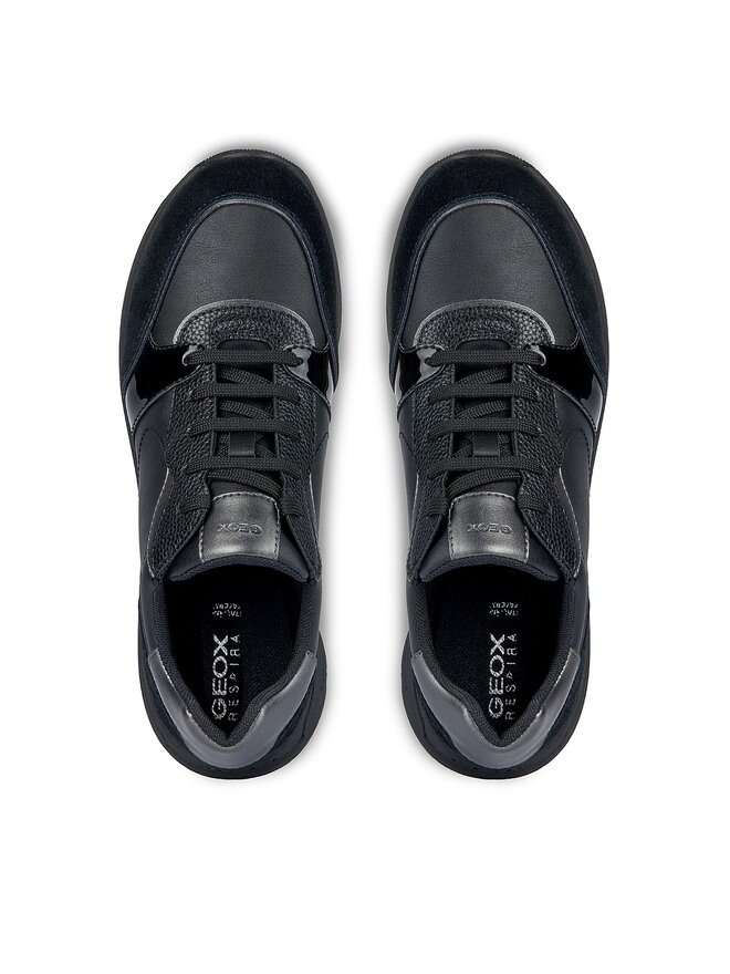 Sneakers Geox D Bulmya D36NQA 054BS C9999 Schwarz eschuhe
