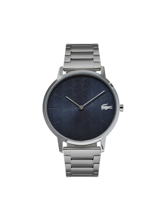 Lacoste Zegarek Lacoste Crocorigin 2011305 Srebrny