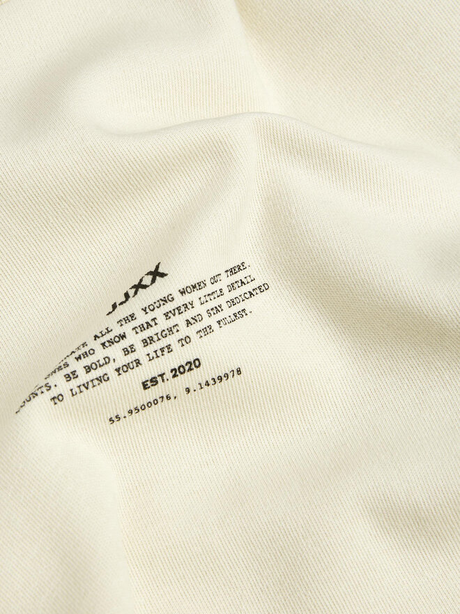 JJXX JJXX Футболка 12241203 Écru Loose Fit