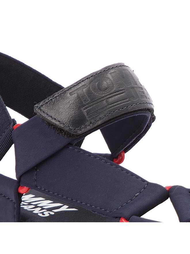 Sanda y Tommy Jeans Fresh Modern Sandal EN0EN00219 Granatowy eobuwie .pl