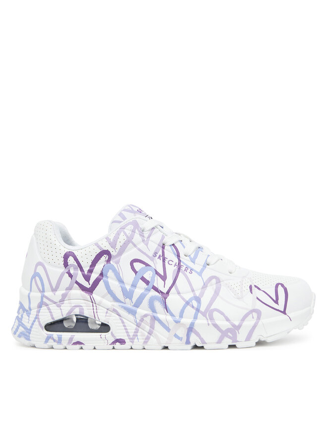Skechers Sneakersy Skechers Skechers x Jgoldcrown Uno-Spread The Love 155507/WLPR Bílá