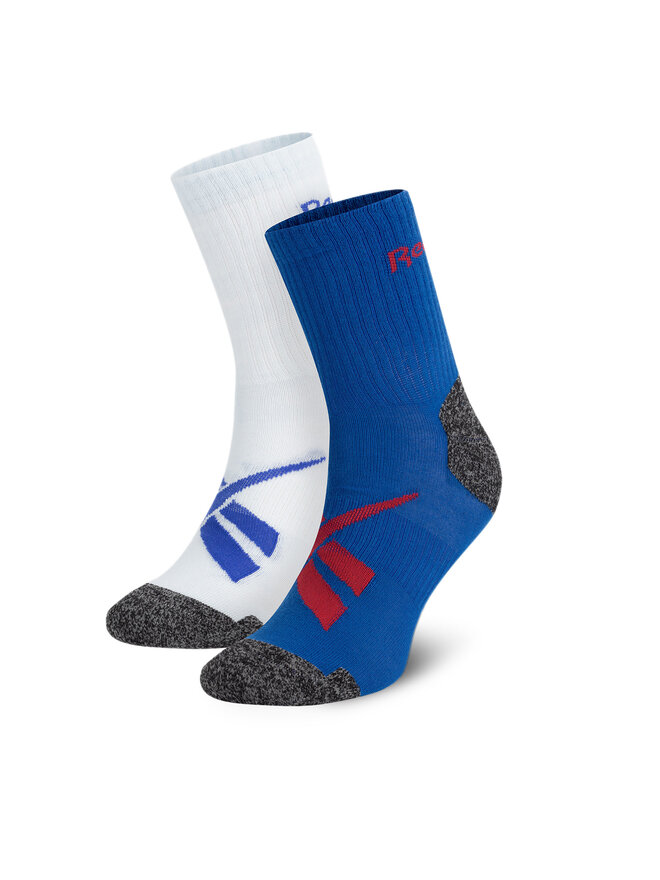 Reebok Zestaw 2 par wysokich skarpet unisex Reebok R0418-SS24 (2-pack) Kolorowy