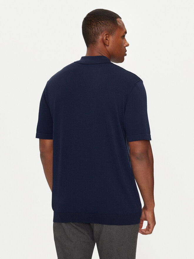 Sisley Sisley Pólóing 112AS300H Sötétkék Regular Fit