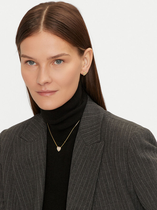Michael Kors Set náušnice a náhrdelník Michael Kors MKC1756CZSET Zlatá