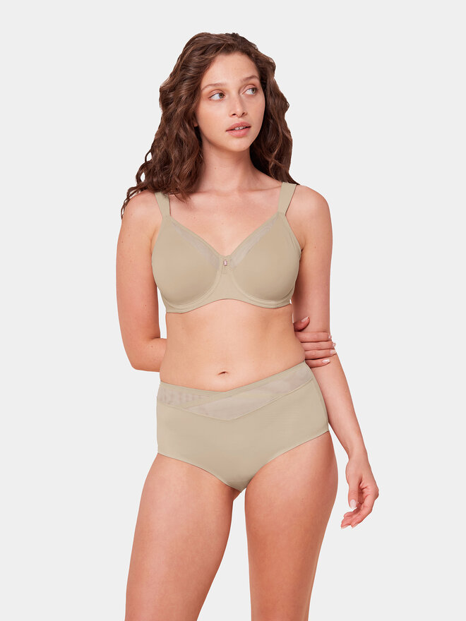 Triumph Triumph Klasične spodnje hlačke z visokim pasom True Shape Sensation 10218231 Siva
