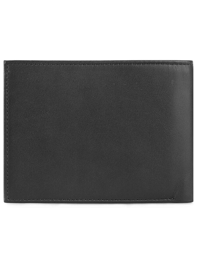 Tommy Hilfiger Portofel Mare pentru Bărbați Tommy Hilfiger Eton Cc Flap And Coin Pocket AM0AM00652 Negru
