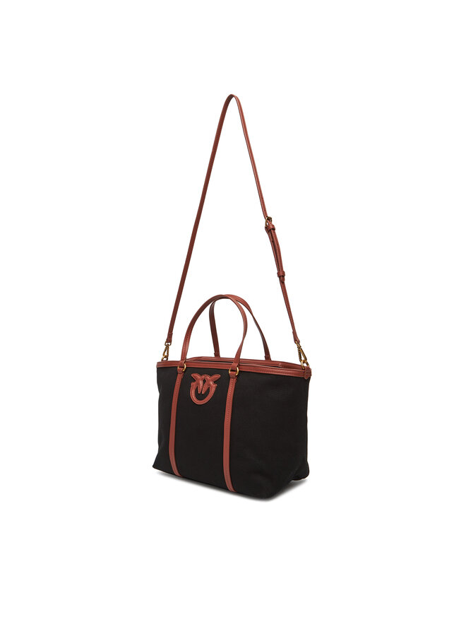 PINKO Kabelka PINKO Miranda Shopper Classic PE 25 PLTT 104714 A2G2 Černá