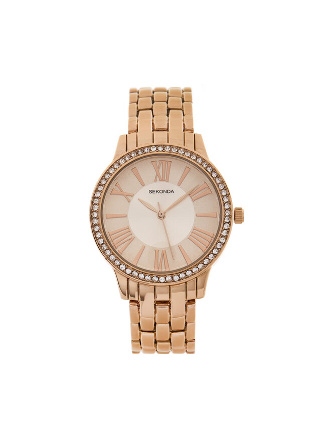 Sekonda Zegarek Sekonda 2400 Różowe złoto
