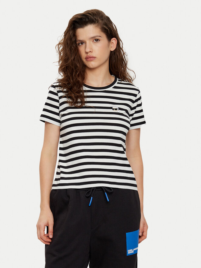 KARL LAGERFELD KARL LAGERFELD Camiseta A1W17099 Negro Regular Fit