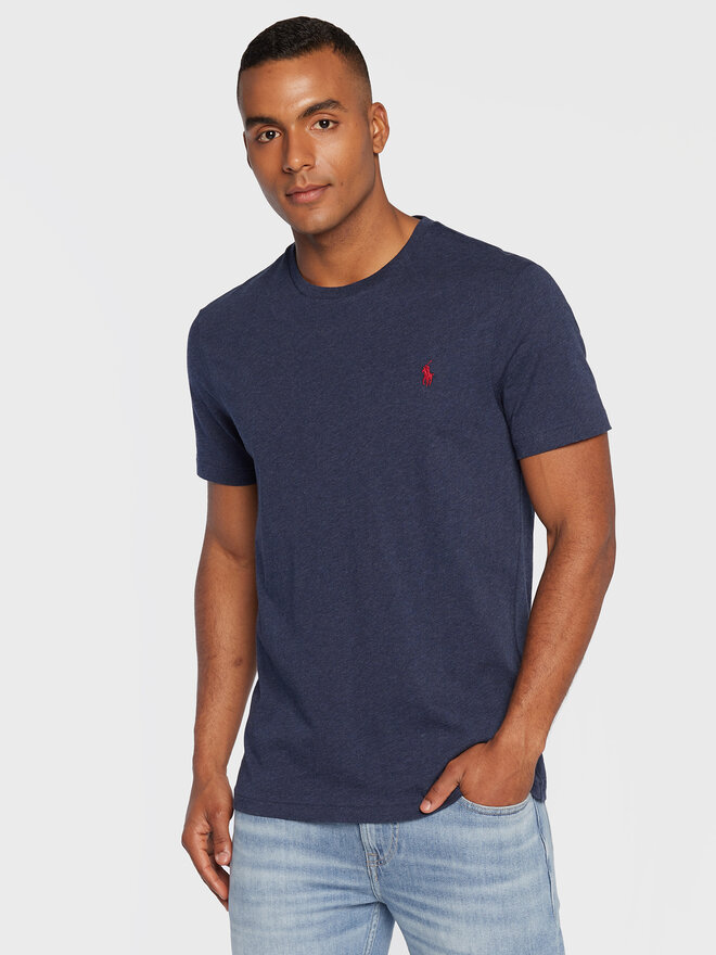 Polo Ralph Lauren Polo Ralph Lauren T-Shirt 710671438282 Dunkelblau Slim Fit