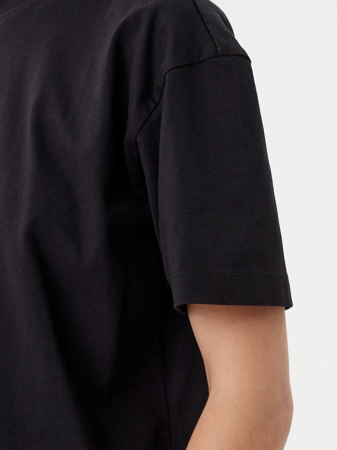 Calvin Klein Jeans Calvin Klein Jeans T-Shirt Placed Institutional J20J225539 Μαύρο Relaxed Fit