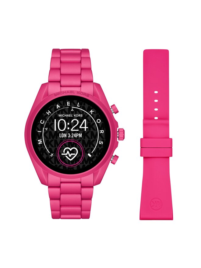Michael kors pink smartwatch deals