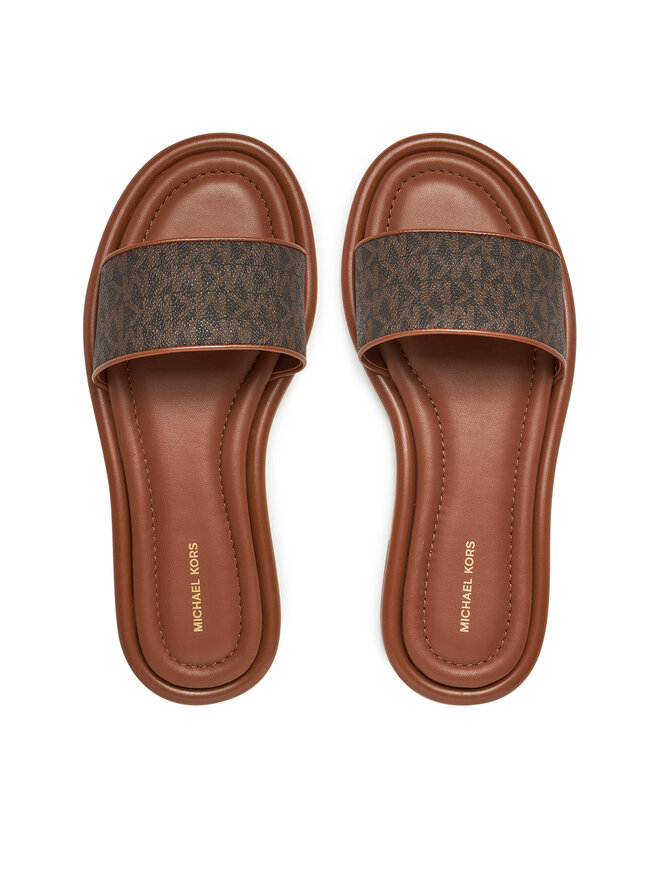 MICHAEL Michael Kors Pantoletten MICHAEL Michael Kors Dana 40S5DNFS1B Braun