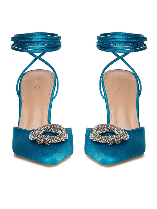 DeeZee High Heels DeeZee ZALFA5304-23 Blau