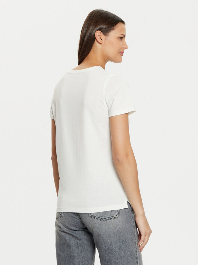 Guess Guess Marškinėliai W5RI19 I3Z14 Balta Regular Fit