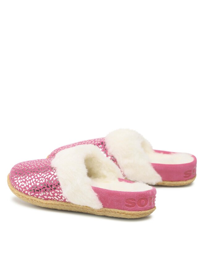 Sorel Kapcie Sorel Youth Nakiska Slide II NY4892 Różowy