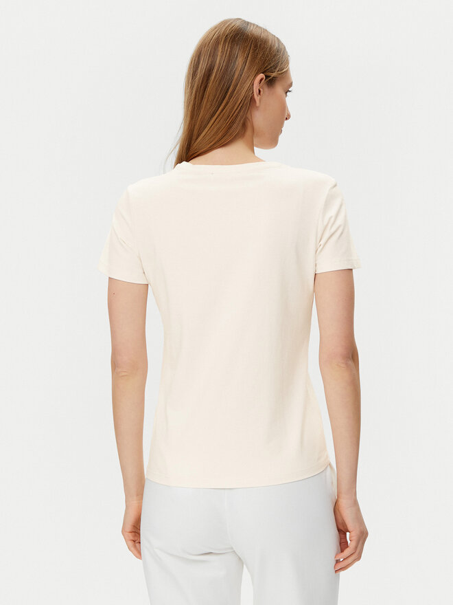 Guess Guess Camiseta O5GI02 KBBU1 Écru Regular Fit