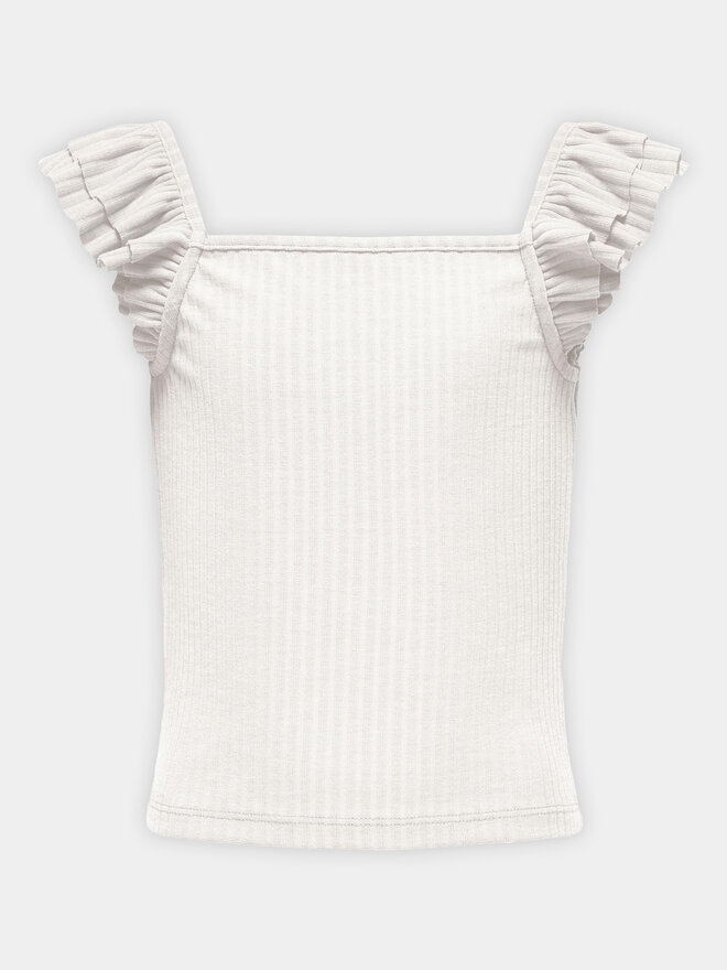 Kids ONLY Kids ONLY Felső Nella 15317829 Fehér Slim Fit