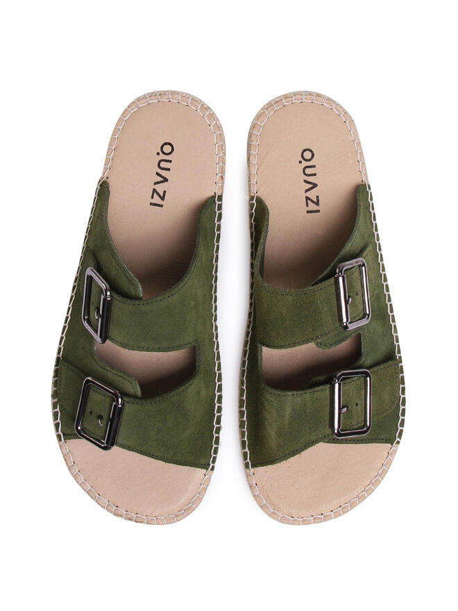 QUAZI Espadryle QUAZI QZ-63-04-000623 Zielony