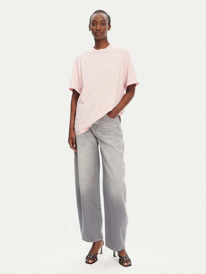 ROTATE ROTATE Camiseta 1124451011 Rosa Oversize