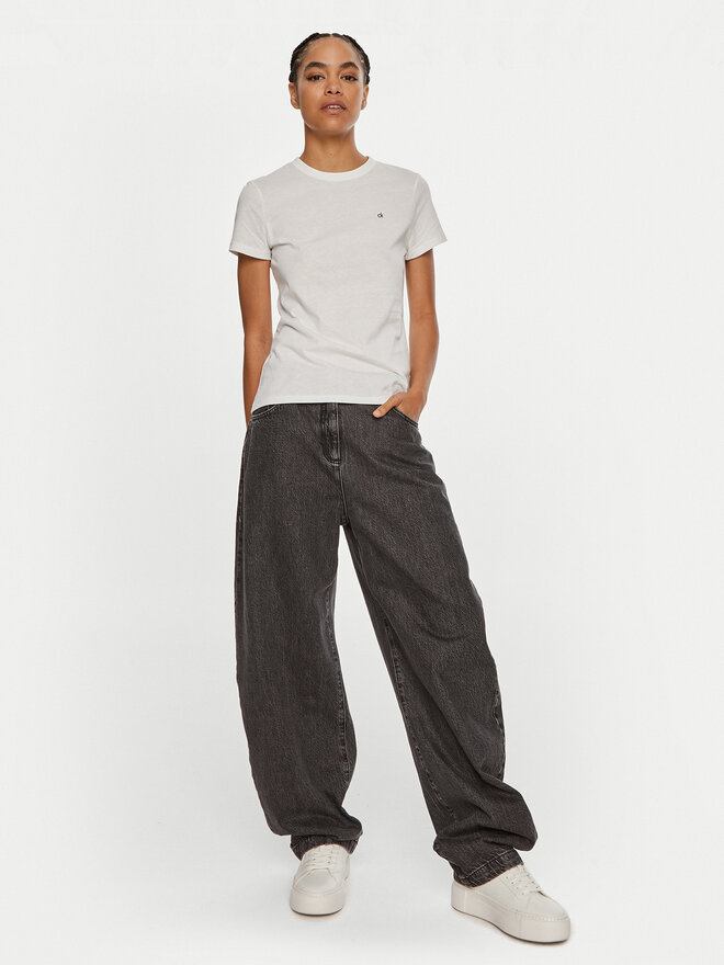 Calvin Klein Calvin Klein Camiseta Emb Graphic K20K208061 Blanco Slim Fit