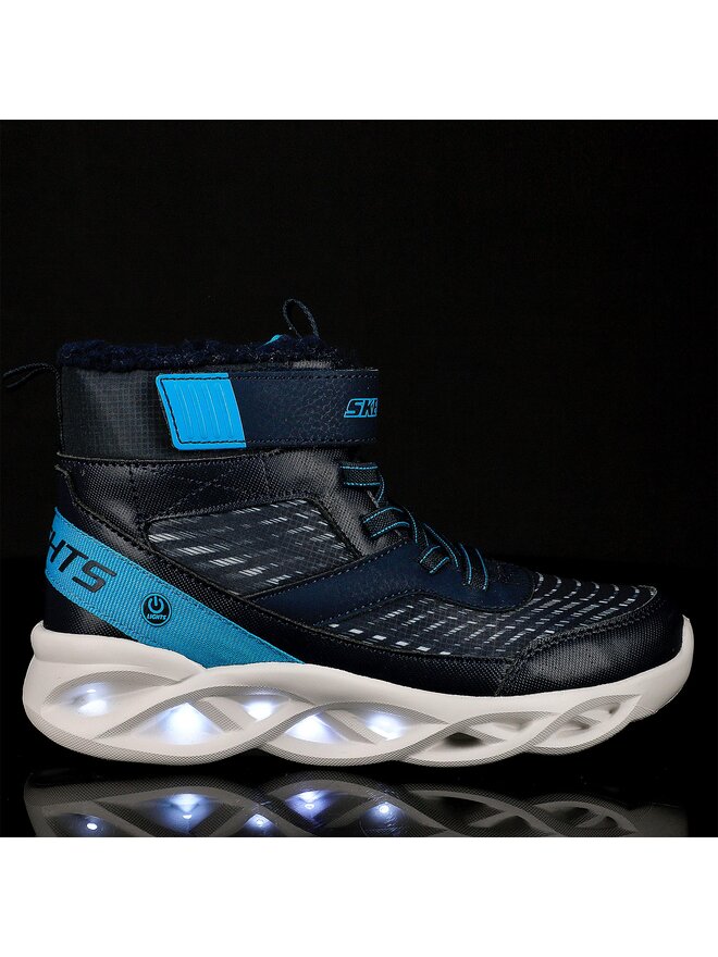 Skechers Sneakersy Skechers Twisted-Brights 401651L/NVBL Granatowy