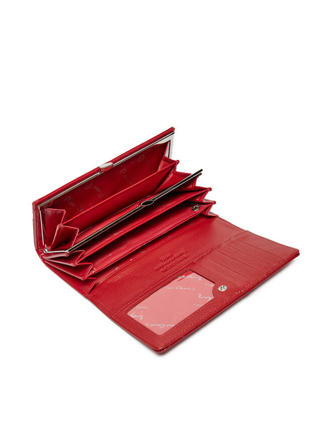 Pierre Cardin Liels sieviešu maks Pierre Cardin 07 SHINY 100 Sarkans