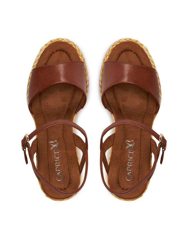 Caprice Espadrile Caprice 9-28307-42 Smeđa