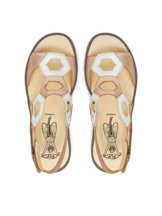Fly London Σανδάλια Fly London Tewafly P501573007 Χρυσό