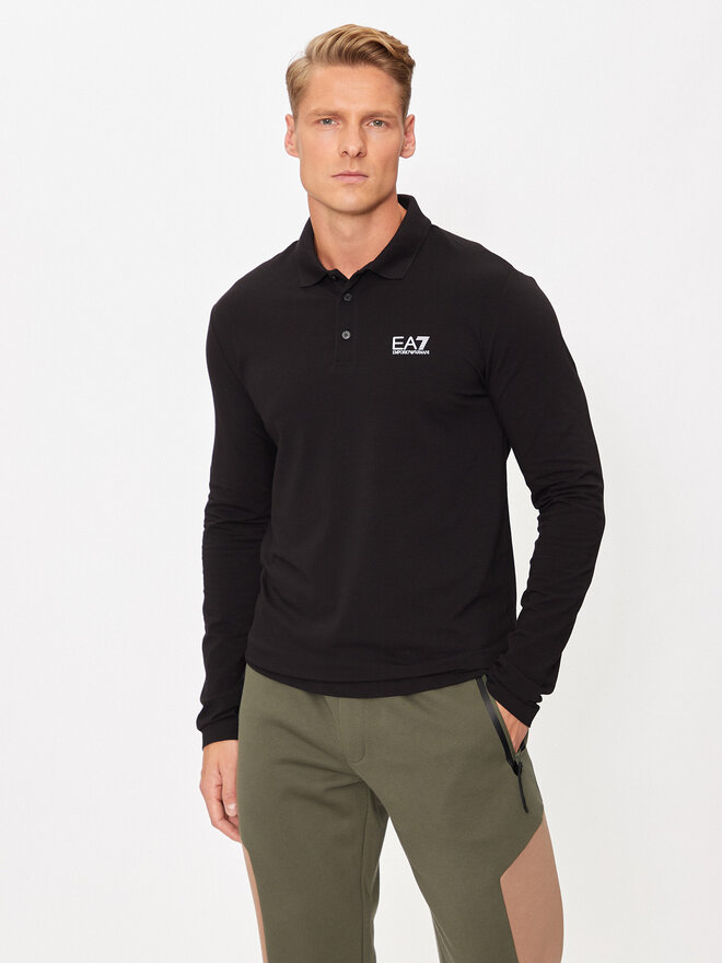 EA7 Emporio Armani EA7 Emporio Armani Poloshirt 8NPF15 PJVQZ 1200 Schwarz Regular Fit