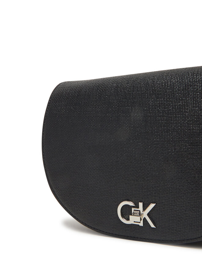 Calvin Klein Τσάντα Calvin Klein Ck Hw Crossbody Saddle Bag_Tex K60K613233 Μαύρο