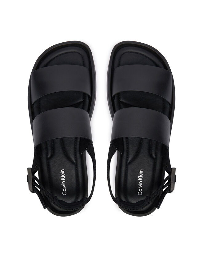 Calvin Klein Sandalen Calvin Klein Webbing Back Strap HM0HM02095 Schwarz