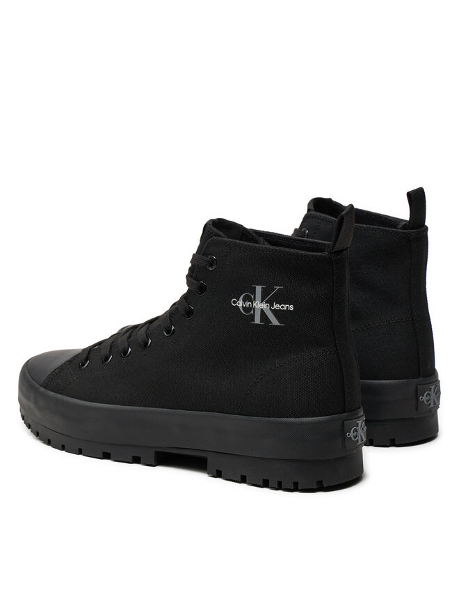 Calvin Klein Jeans Plátěnky Calvin Klein Jeans Lugged Hybrid High Laceup Mtr YM0YM01021 Černá