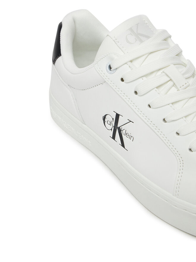 Calvin Klein Jeans Sportcipők Calvin Klein Jeans Classic Cupsole Mono Lth Wn YW0YW01902 Fehér