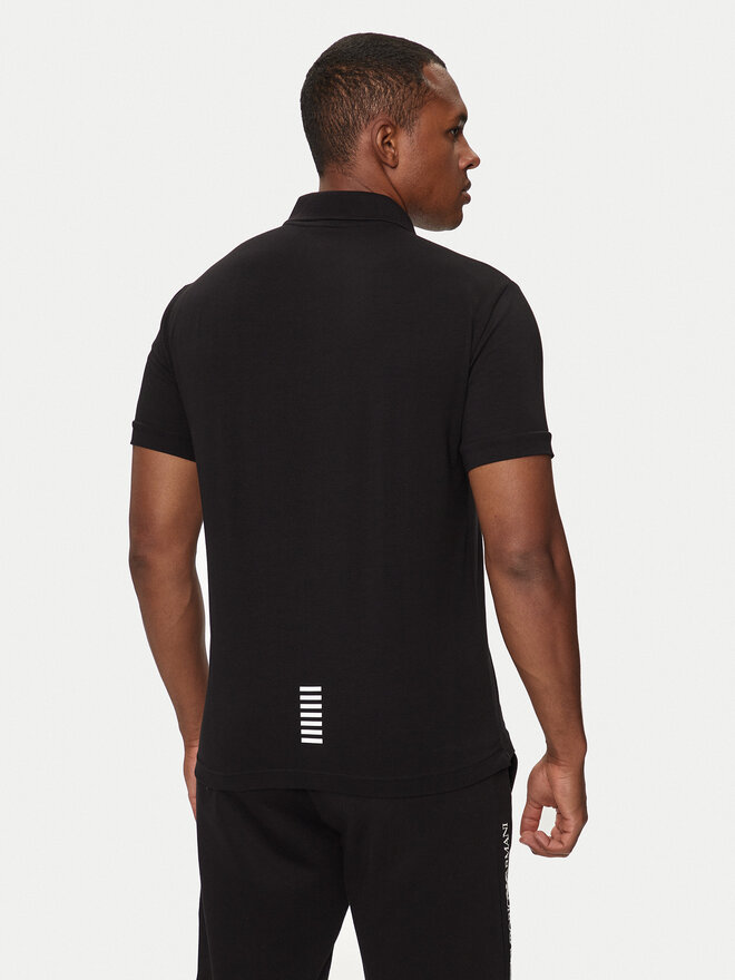 EA7 Emporio Armani EA7 Emporio Armani Поло 8NPF14 PJVQZ 1200 Чорний Regular Fit