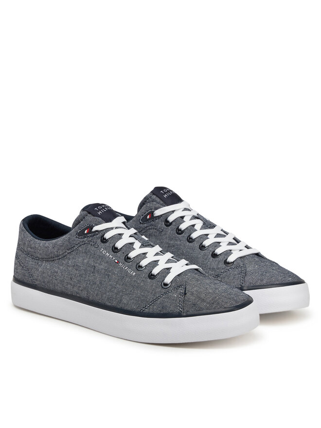 Tommy Hilfiger Zapatillas de tenis Tommy Hilfiger Th Hi Vulc Low Core Chambray FM0FM05389 Azul