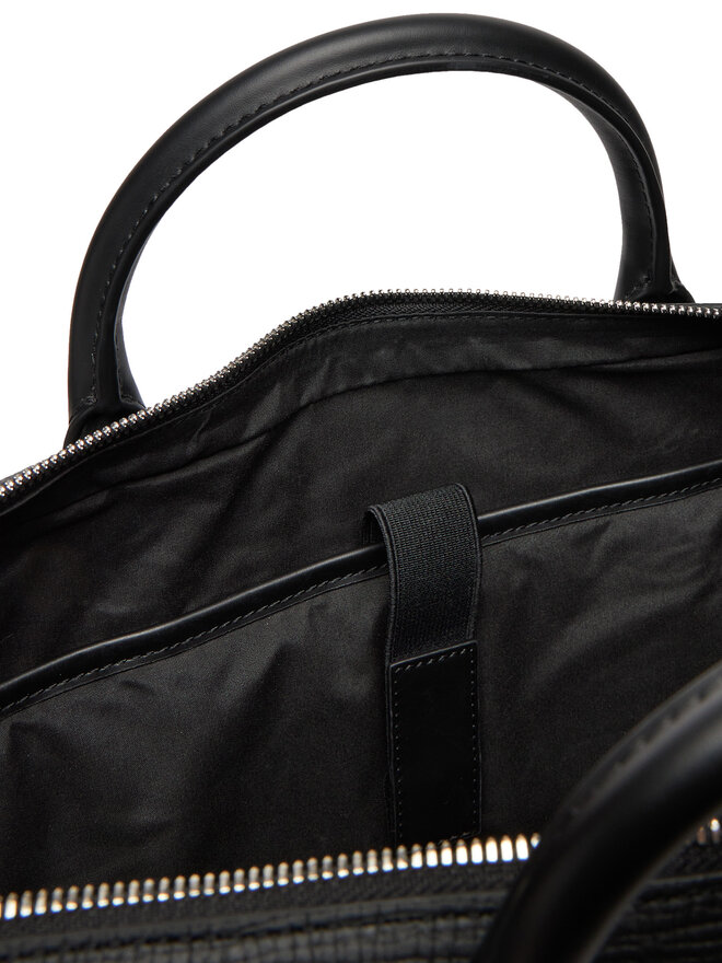 Tommy Hilfiger Geantă pentru laptop Tommy Hilfiger Th Business Leather Computer Bag AM0AM13642 Negru