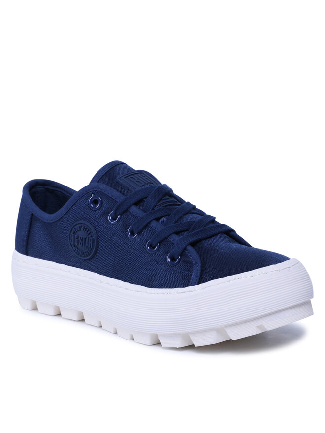 Big Star Shoes Kedai Big Star Shoes JJ274491 Tamsiai mėlyna