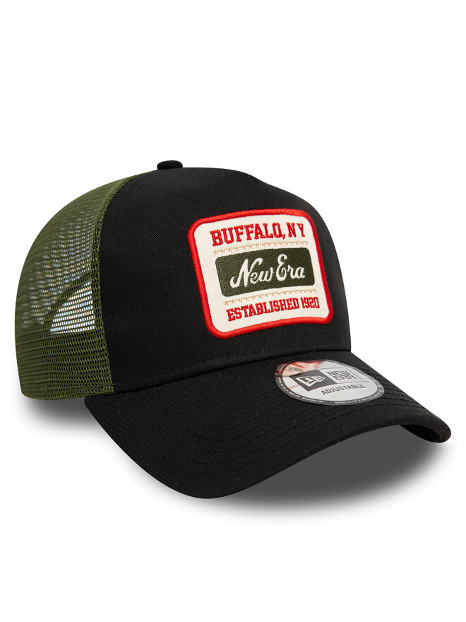 New Era Czapka z daszkiem New Era Patch Trucker 60595459 Czarny
